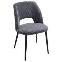 Židle Zoe šedá - šedá/černá, Lifestyle, kov/textil (51/82/57cm) - Mömax