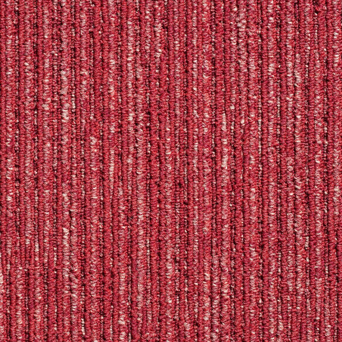 Teppichfliese Rot Ambition 50x50 Cm Florhöhe 3 Mm - Rot, Basics, Textil (50/50cm)