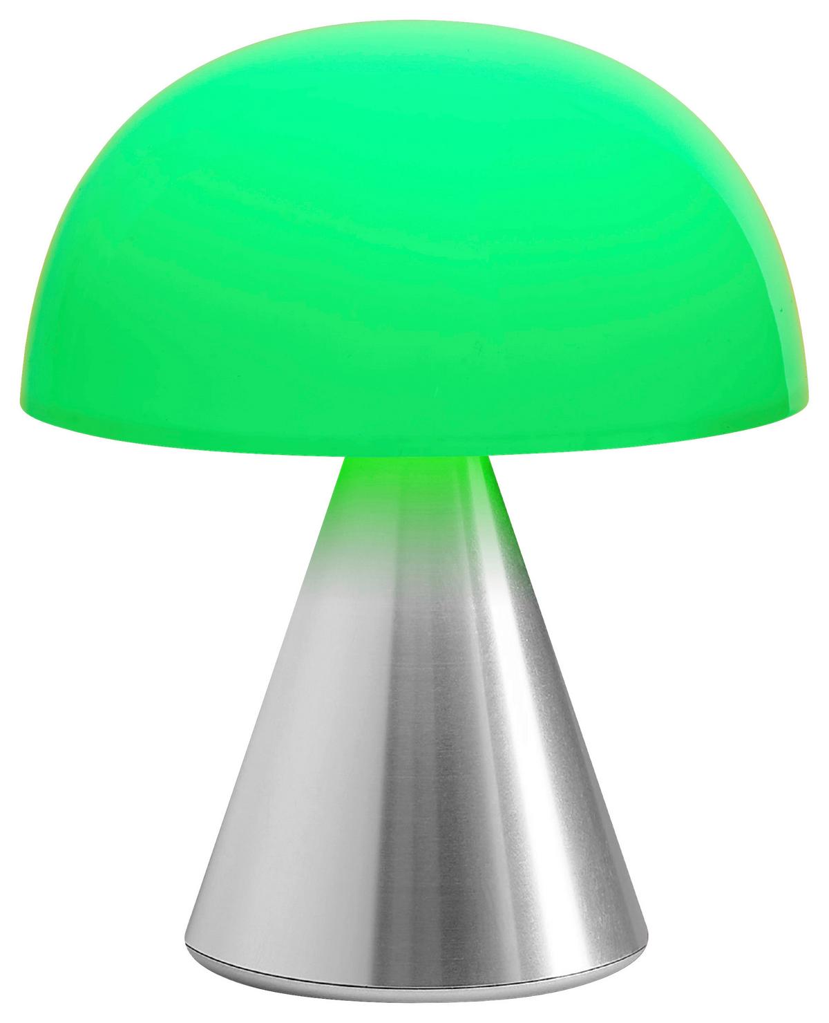 Akku-tischleuchte Lexon Mina M - Alufarben, Design, Kunststoff/Metall (9.2/11/9.2cm)