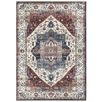 Orientalischer Webteppich Multicolor Thea 120x170 cm - Rot/Multicolor, ROMANTIK / LANDHAUS, Textil (120/170cm) - James Wood