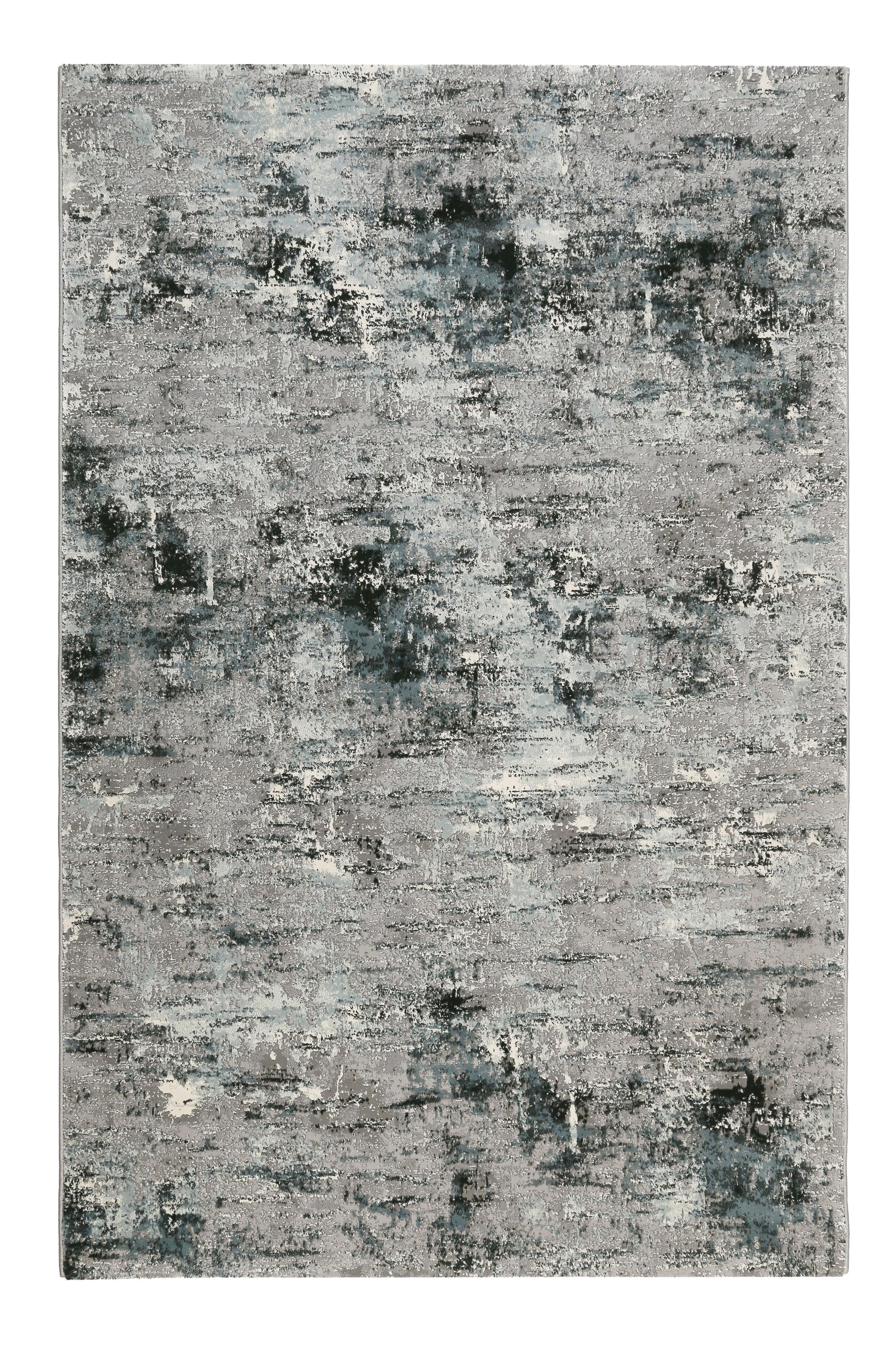 Webteppich Blau/Grau, BxL: ca. 80x150 cm
