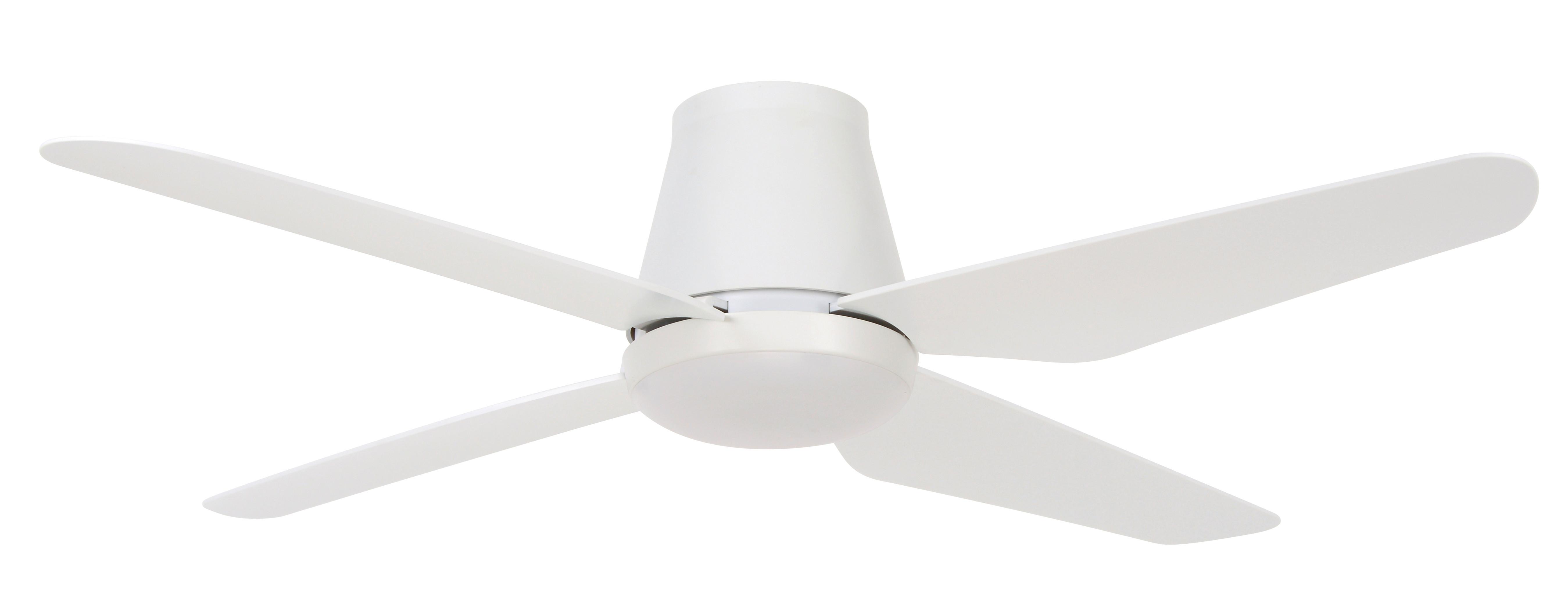 Deckenventilator LucciAir Aria Weiß 4-Flügel, LED-Leuchte