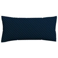 Kopfpolsterbezug Woven Satin Fade - Schwarz/Dunkelblau, Basics, Textil (40/80cm) - Schlafgut