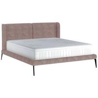 Polsterbett Mit Matratze 180x200 Tessina Sorisso Beige - Beige/Schwarz, MODERN, Textil (180/200cm) - Livetastic