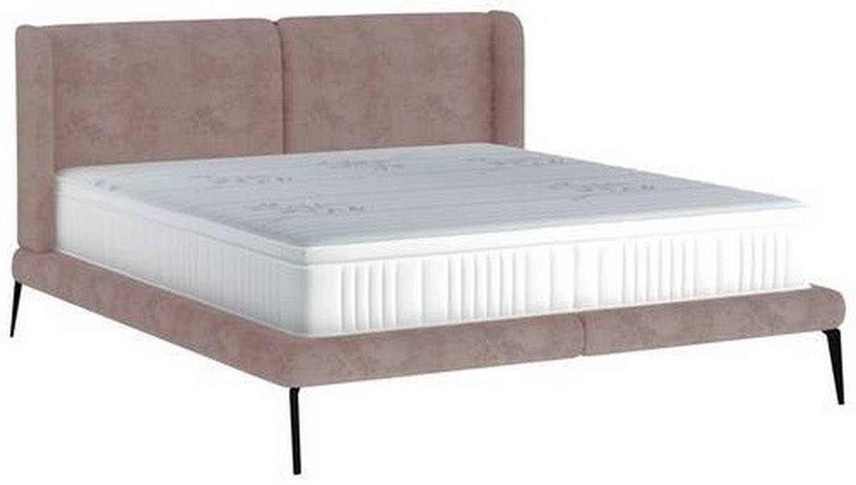 Polsterbett Mit Matratze 180x200 Tessina Sorisso Beige - Beige/Schwarz, MODERN, Textil (180/200cm) - Livetastic