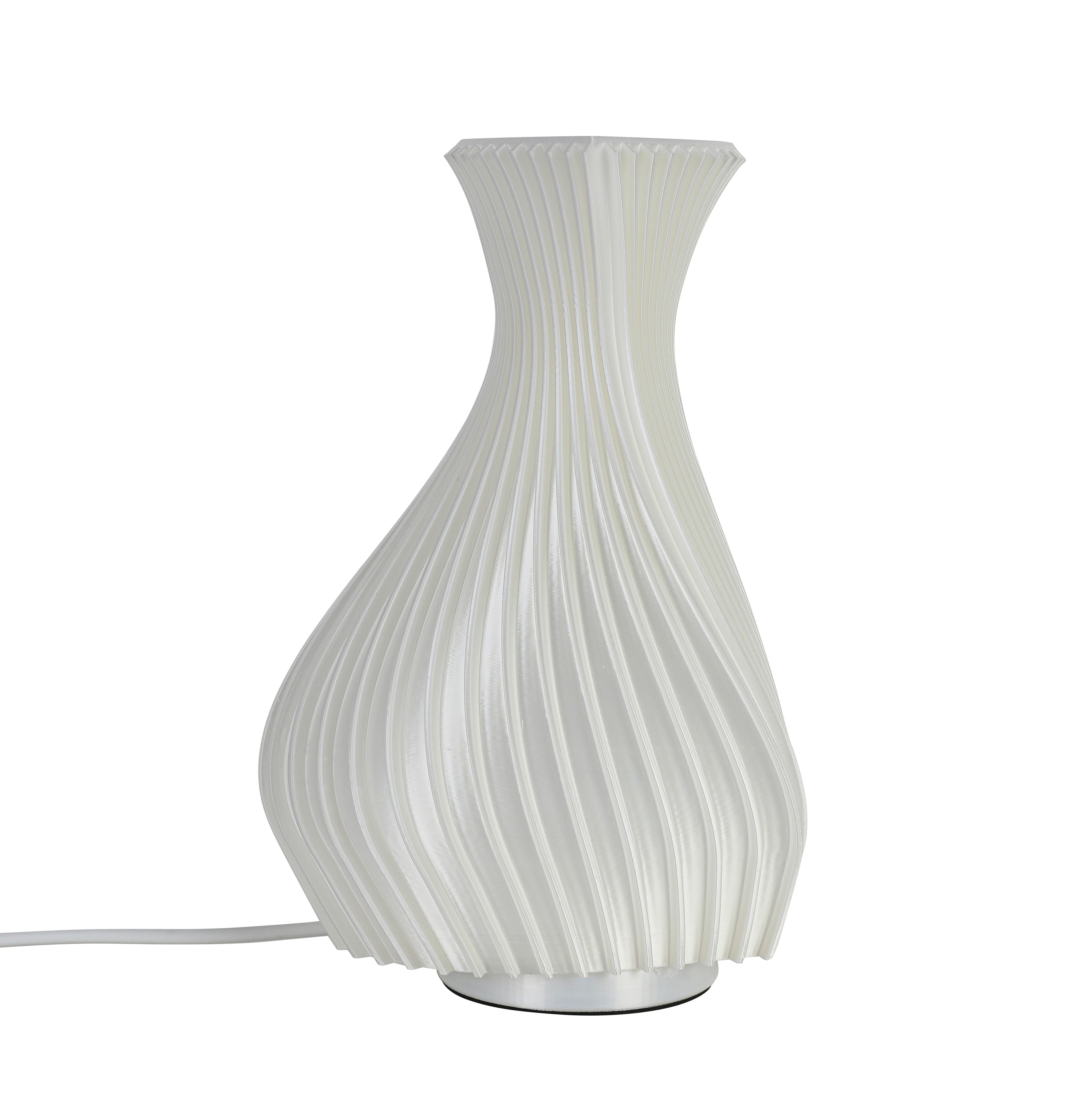 LED-TISCHLEUCHTE JOSEPHA - Weiß, Kunststoff (11,7/18,2cm) - Luca Bessoni