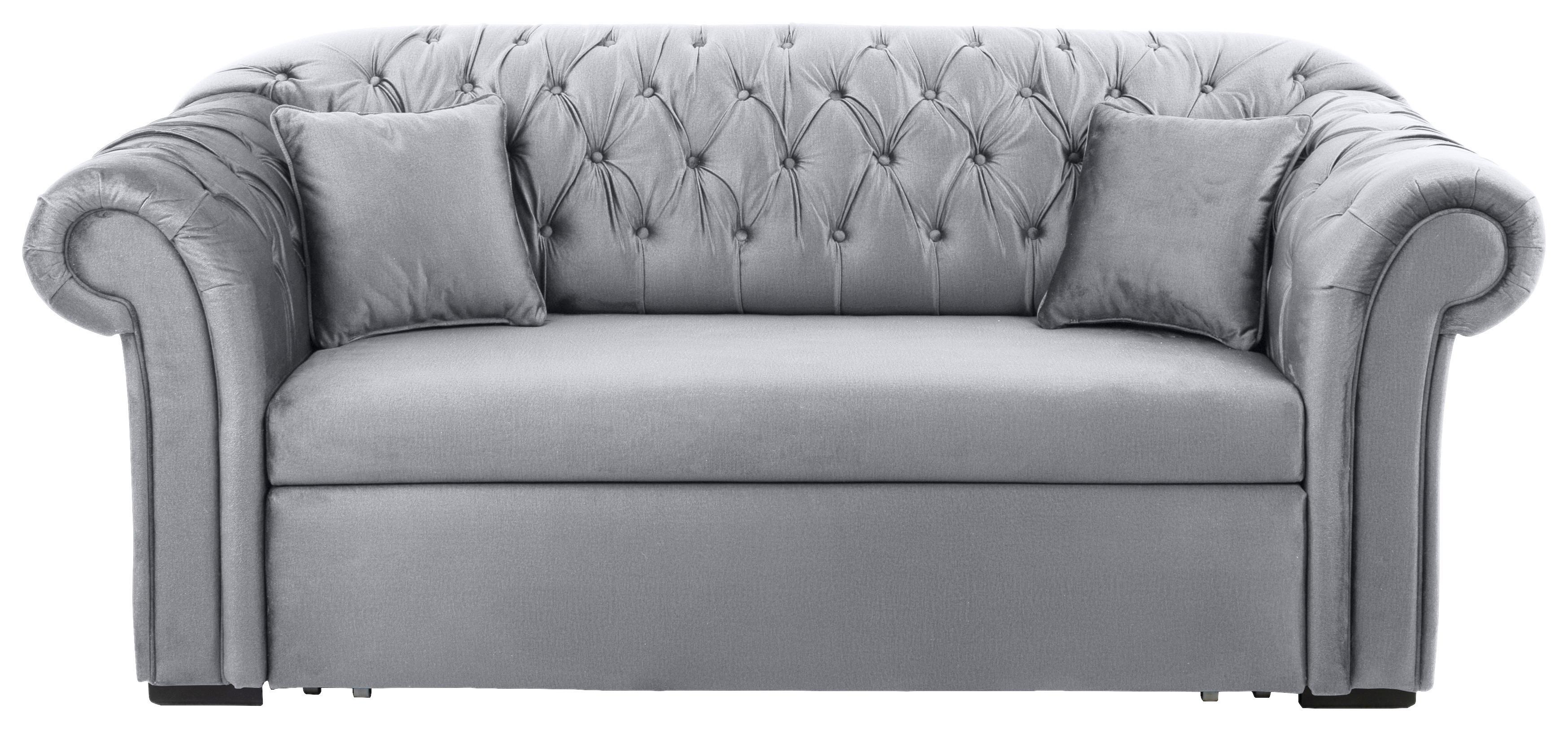 SCHLAFSOFA CUPIDO - Schwarz/Grau, Design, Textil (213/86/99cm) - MID.YOU