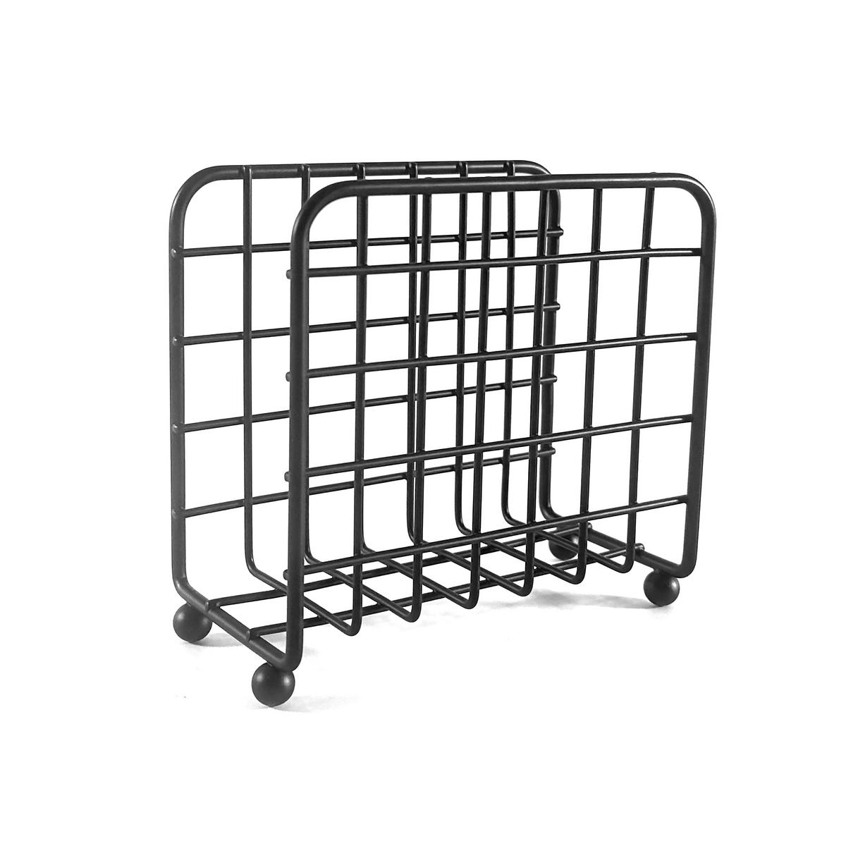 Serviettenhalter Francesca - Schwarz, Basics, Metall (12,5/6,0/11,5cm) - Luca Bessoni