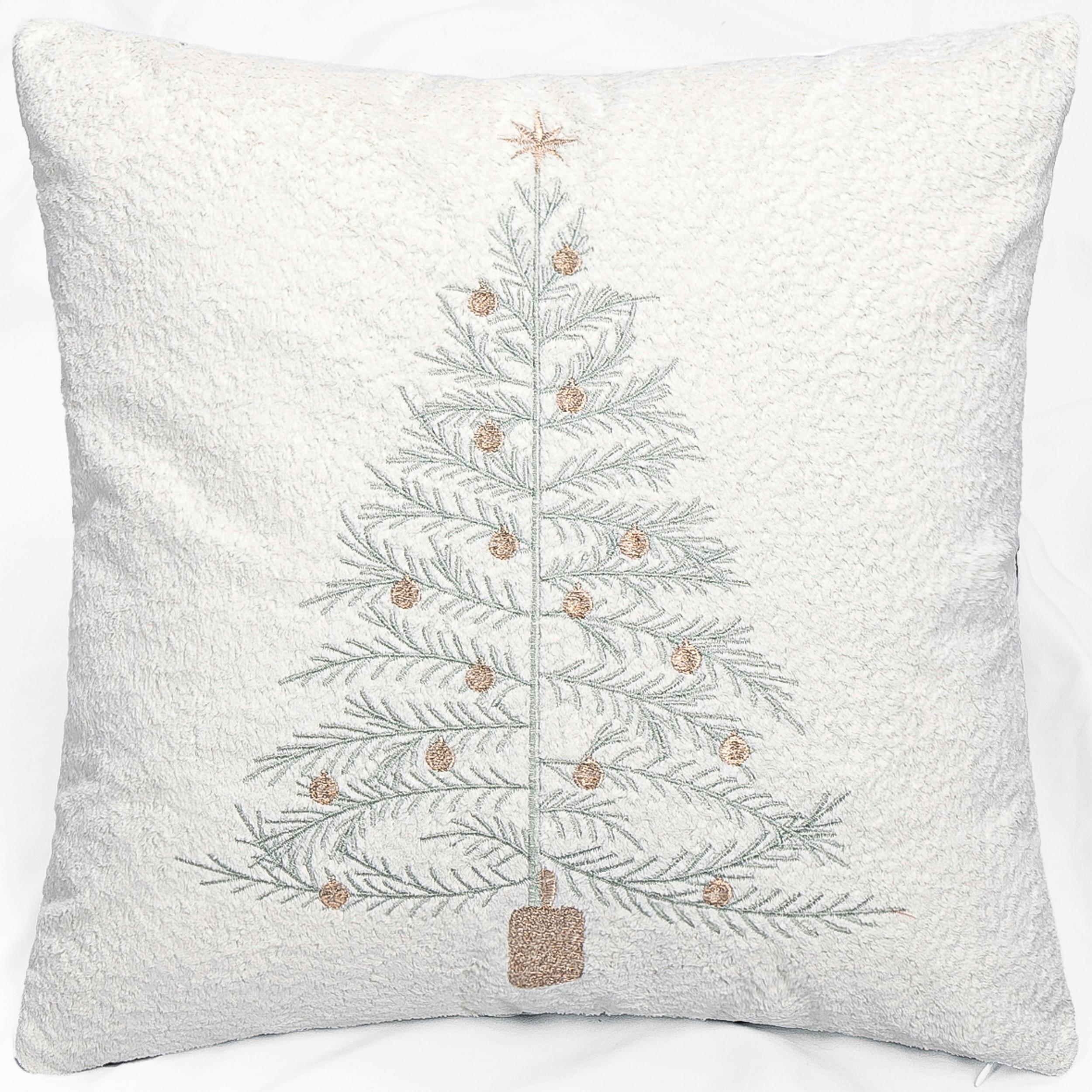 DEKORAČNÝ VANKÚŠ JOLLY - biela/mätovozelená, textil (45/45cm) - Mömax