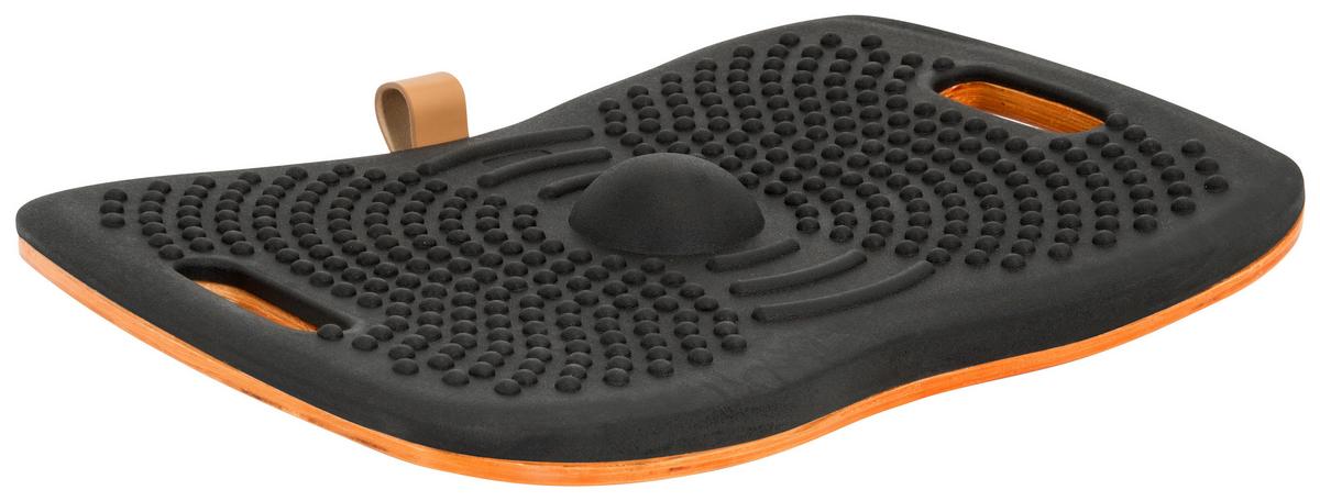 Balance Board Activ - Schwarz/Orange, Basics, Holzwerkstoff/Kunststoff (50/5/35cm) - MID.YOU