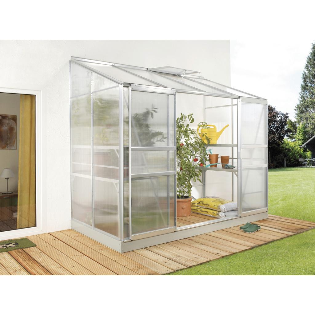 ANLEHN-GEWÄCHSHAUSBAUSATZ IDA 3300 HKP 4MM, ALU