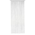 Fadenvorhang + Stangendurchzug Marietta 90x245 cm Weiß - Weiß, KONVENTIONELL, Textil (90/245cm) - Ondega