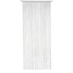 Fadenvorhang + Stangendurchzug Marietta 90x245 cm Weiß - Weiß, KONVENTIONELL, Textil (90/245cm) - Ondega