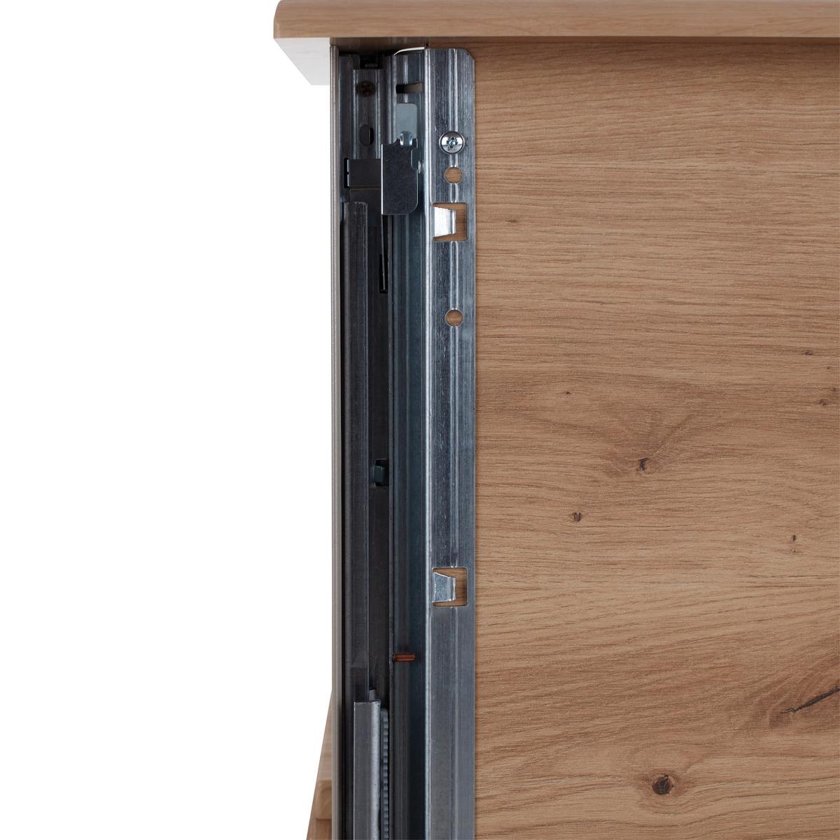 Waschbeckenunterschrank Mit Soft-Close Avensis, B: 75 Cm - Eichefarben, MODERN, Holzwerkstoff (75/53/45cm) - Luca Bessoni