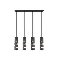 Pendelleuchte 364000432 Stream - Schwarz, KONVENTIONELL, Metall (80/9/150cm) - Trio Leuchten