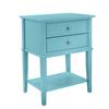 Beistelltisch Franklin Hellblau B: 56 Cm - Blau/Hellblau, Design, Holz/Holzwerkstoff (56/40/72cm) - MID.YOU