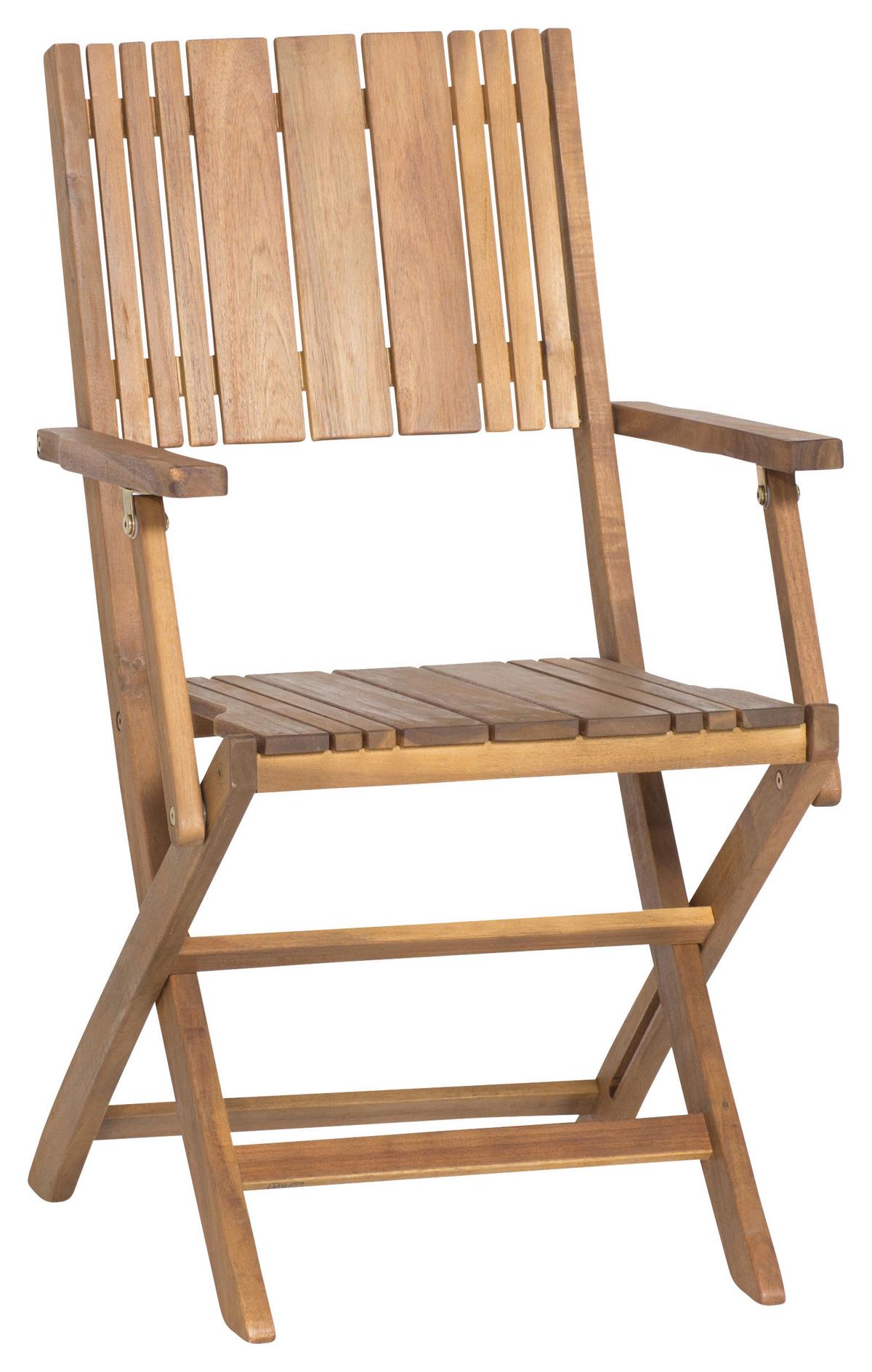 Gartengarnitur 5-Tlg. Falun Echtholz Akazie - Akaziefarben, KONVENTIONELL, Holz - Siena Garden