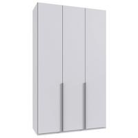 Drehtürenschrank New York Weiß B: 135 cm - Weiß, MODERN, Holzwerkstoff (135/236/58cm) - MID.YOU