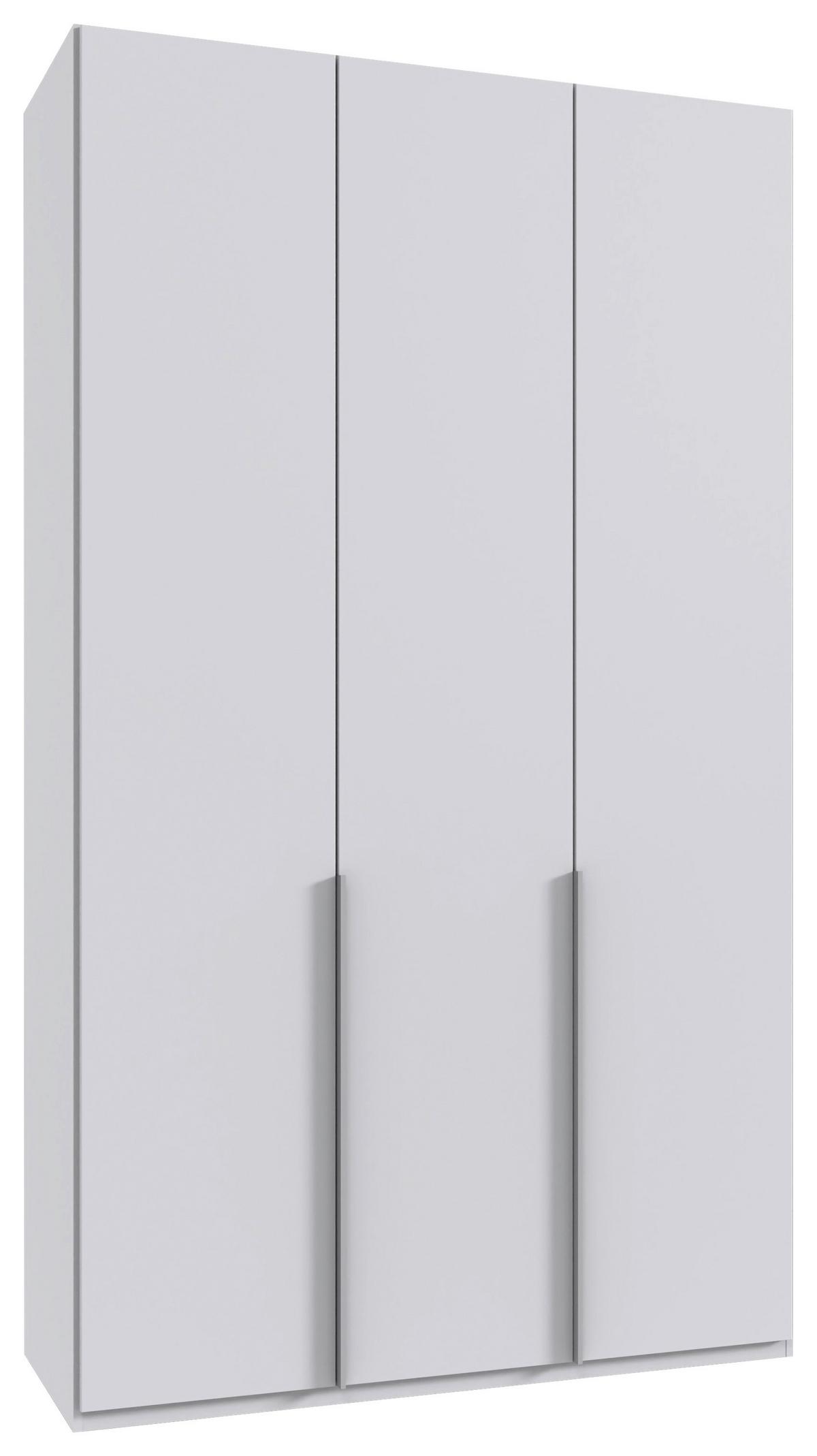 Drehtürenschrank New York Weiß B: 135 cm - Weiß, MODERN, Holzwerkstoff (135/236/58cm) - MID.YOU