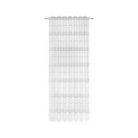 HOTOVÝ ZÁVES Louis, 140/245 cm - hnedá/biela, Konventionell, textil (140/245cm) - Modern Living