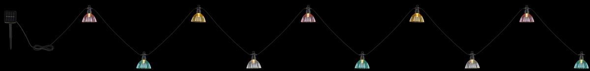 Solarleuchte 36800-10 - Klar/Pink, Basics, Kunststoff (360/8,5/10cm) - Globo