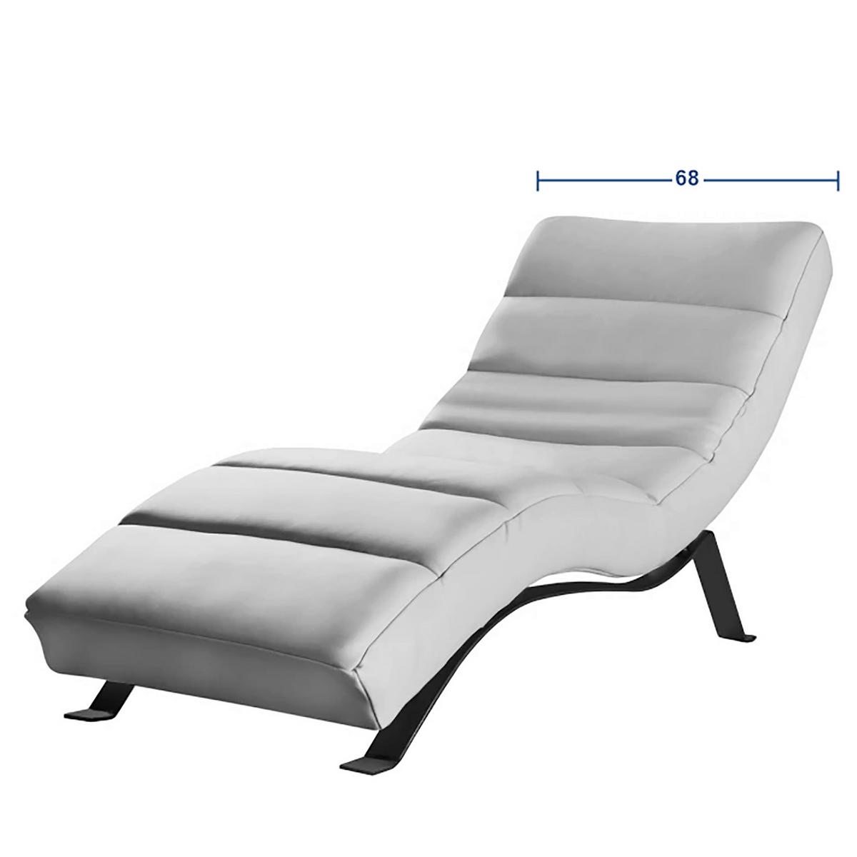 Relaxliege Swing Black Grün B: 65 cm - Schwarz/Grün, Design, Textil (65/65-95/171cm) - Livetastic