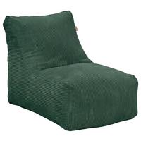 Sitzsack Luno Cord grün, Indoor, B: 70cm - Grün, Basics, Textil (70/70/100cm)