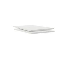 SADA VKLADACÍCH POLÍC UNIT - biela, Modern, kompozitné drevo (42,4/1,8/55cm) - Ondega