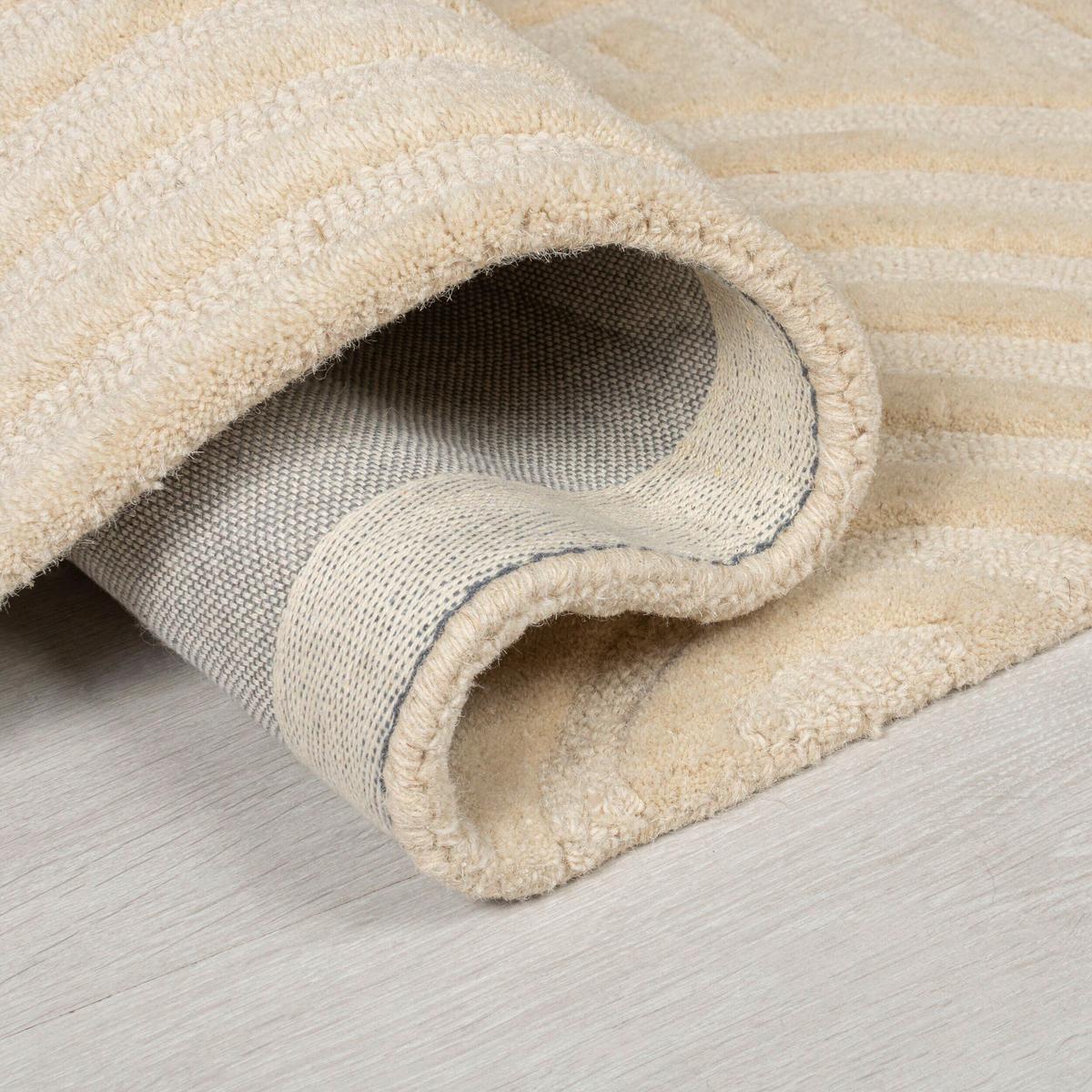 Wollteppich Wollteppich Naturfarbenb:230cm - Naturfarben, Basics, Textil (230/160cm)