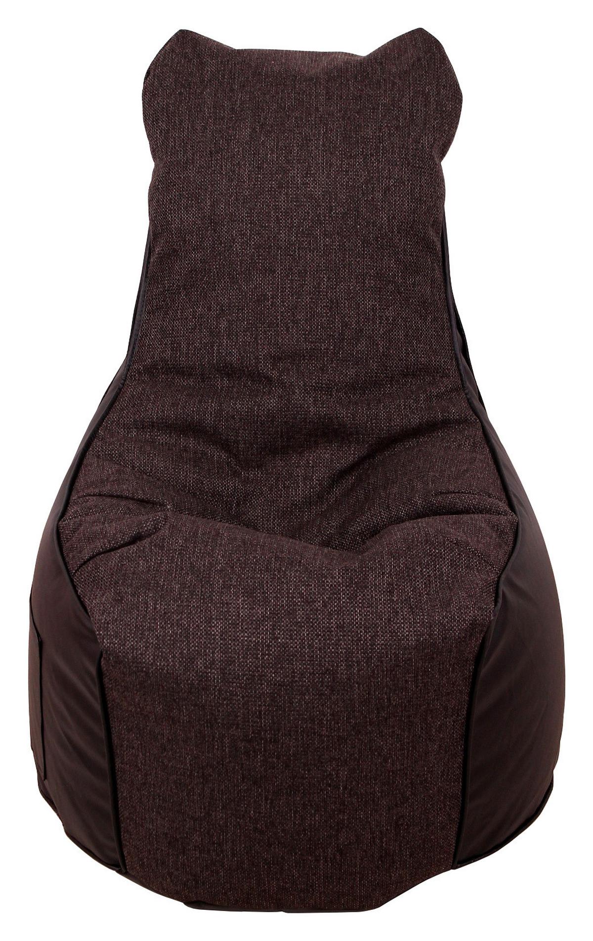 Ülőzsák Pesaro Kreta - antracit, textil (65/75/95cm)