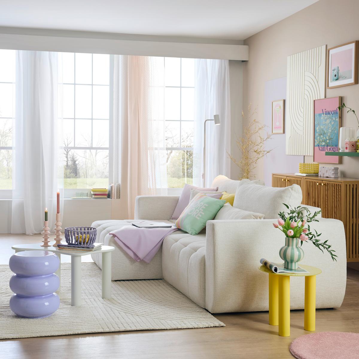 HOTOVÝ ZÁVĚS MILA - bílá, Konvenční, textil (135/245cm) - Based