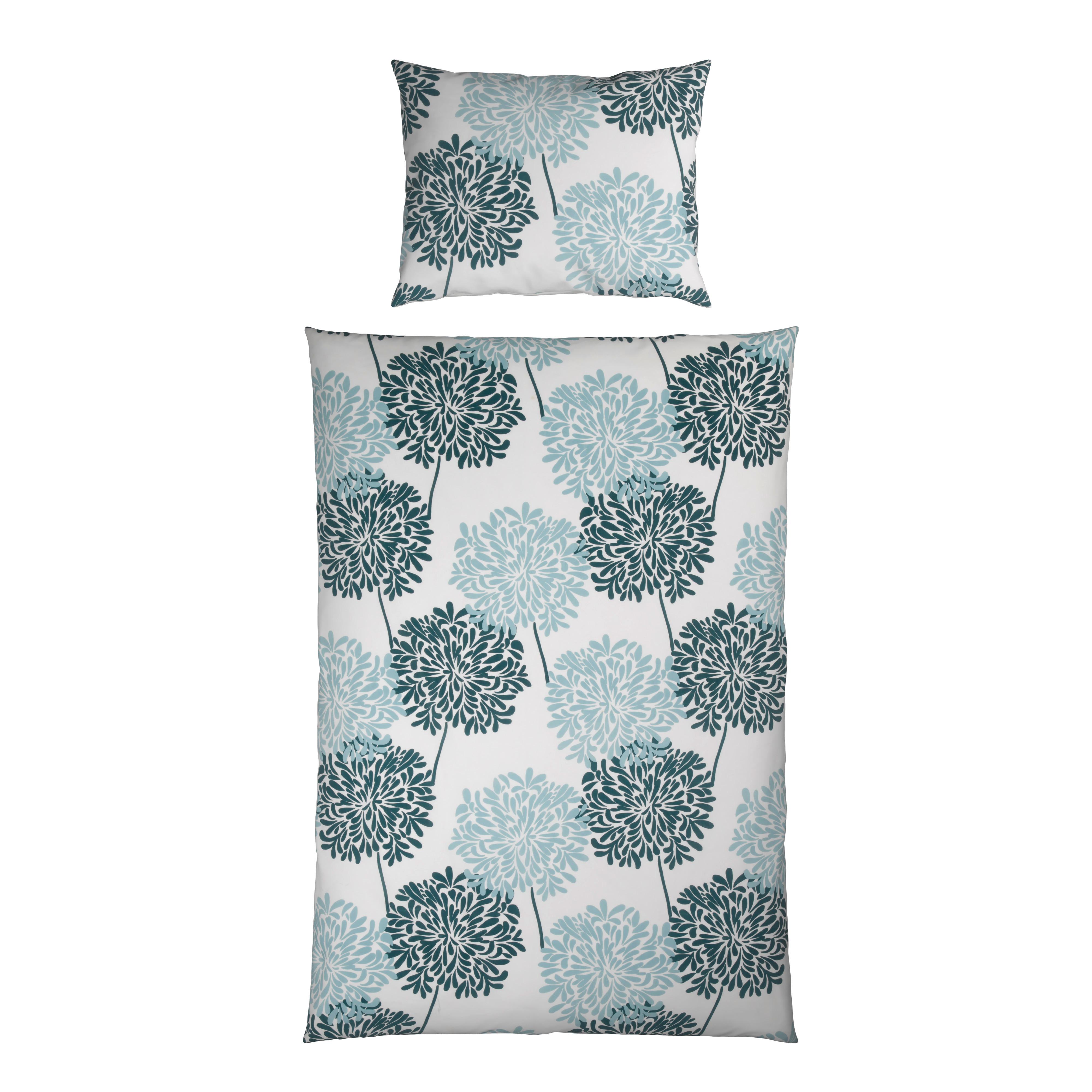 Bettwäsche Ute - Blau, MODERN, Textil - Luca Bessoni