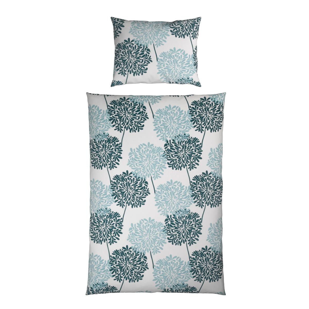 Bettwäsche Ute - Blau, MODERN, Textil - Luca Bessoni