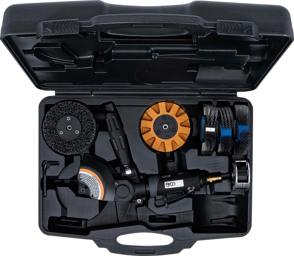 Druckluft-multi-schleifer-sat 3274 - Schwarz/Orange, Basics (45,7/35/11,8cm)