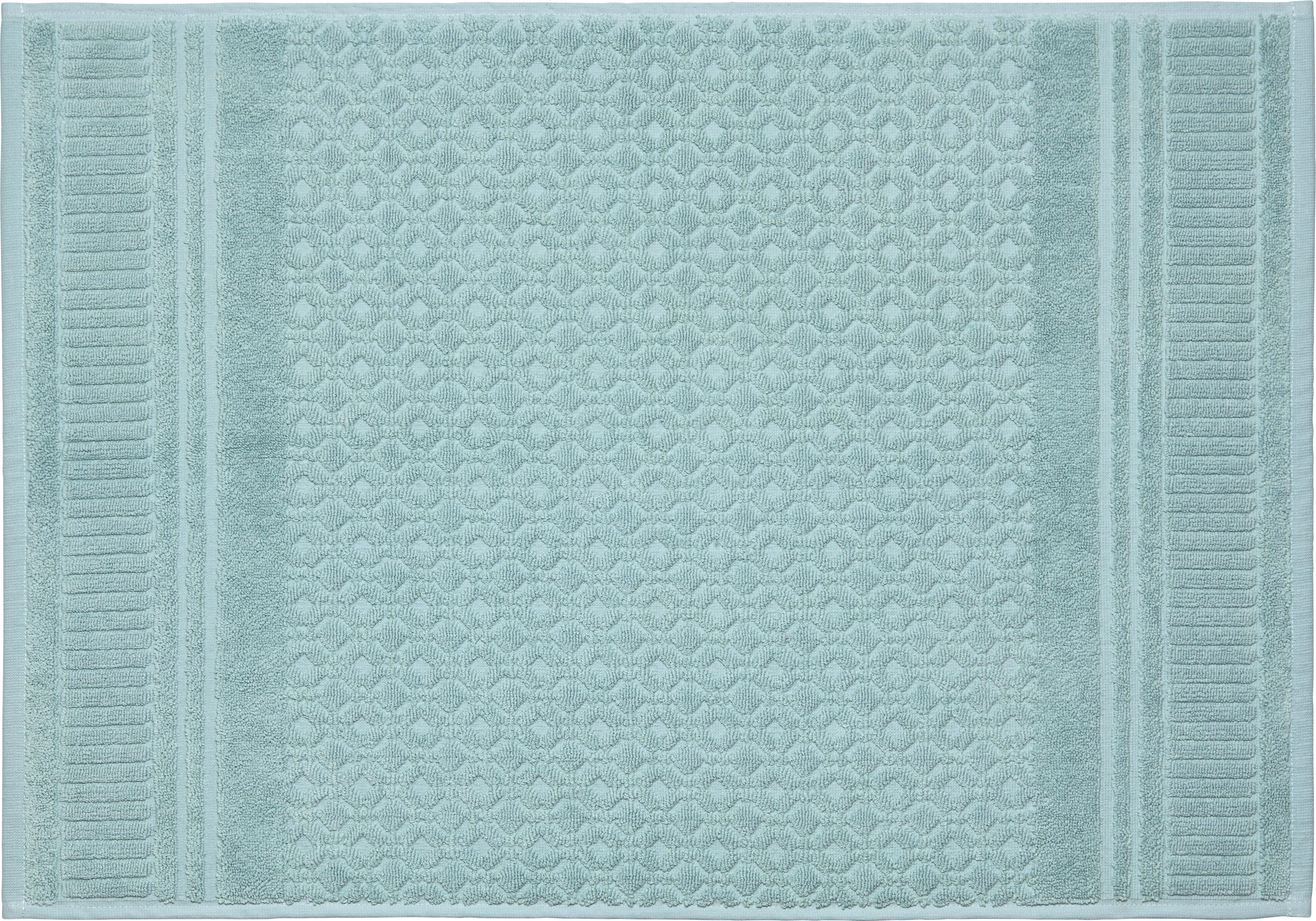Předložka Koupelnová Carina, 50/70cm, Jadeitová - zelená, Romantický / Rustikální, textil (50/70cm) - Modern Living