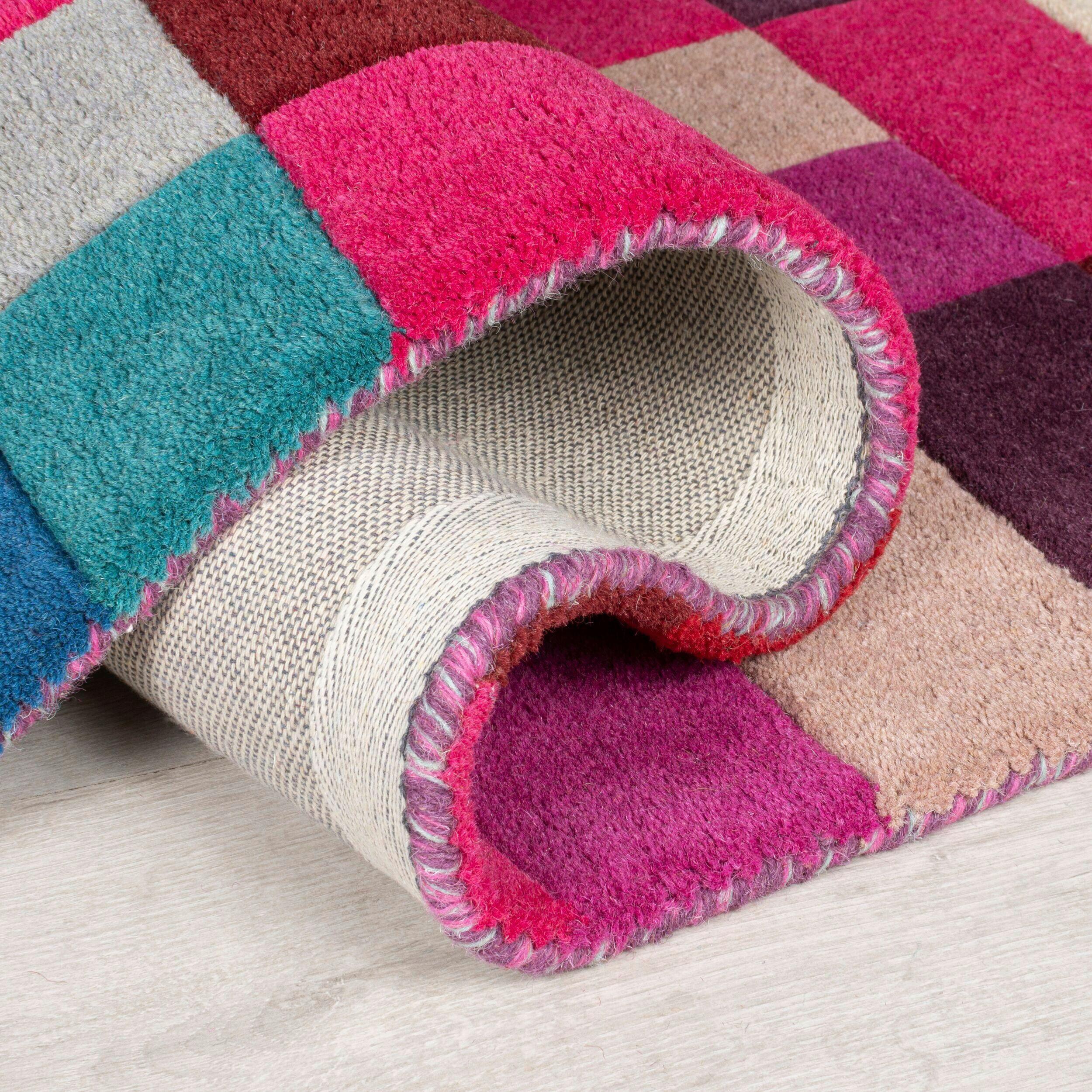 Wollteppich Lucea - Multicolor, KONVENTIONELL, Textil (120/170cm)