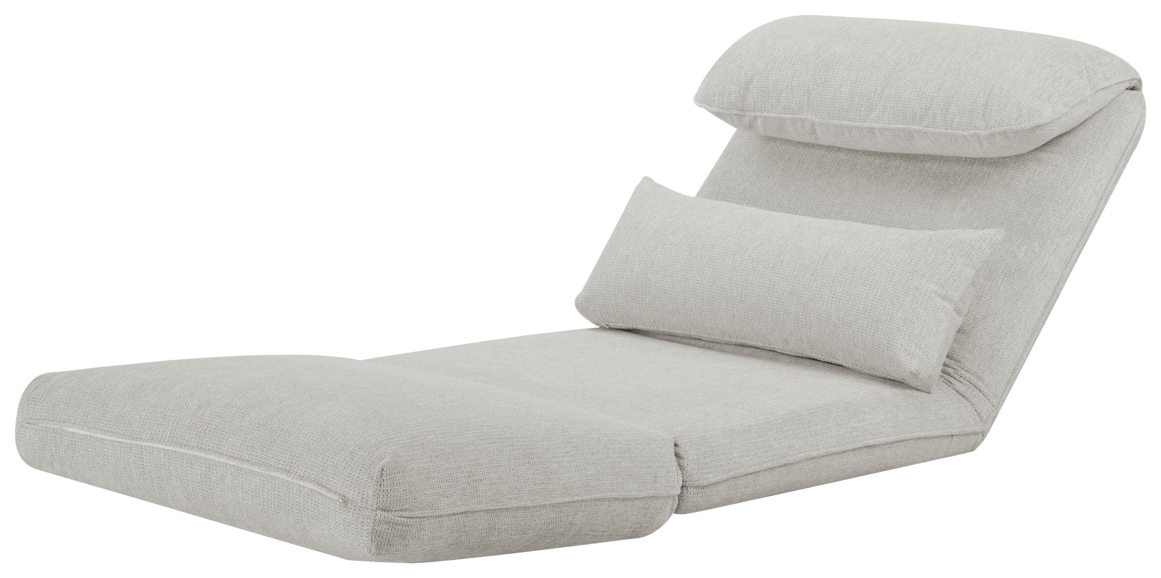 Schlafsessel Verve Beige B: 78 cm - Beige, Design, Textil/Metall (78/72/85cm) - Livetastic