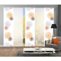 Flächenvorhang 5-Tlg. Rawlins B: 60 cm, Orange - Orange, Basics, Textil (60/245cm)
