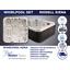 Whirlpool Siena 5+1 Personen - Dunkelgrau/Weiß, MODERN, Kunststoff (228/228/90cm) Whirlpool Siena 5+1 Personen - Dunkelgrau/Weiß, MODERN, Kunststoff (228/228/90cm)
