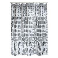 Duschvorhang in Schwarz Textil/Mischgewebe - Schwarz, Basics, Textil (180/200cm) - Spirella