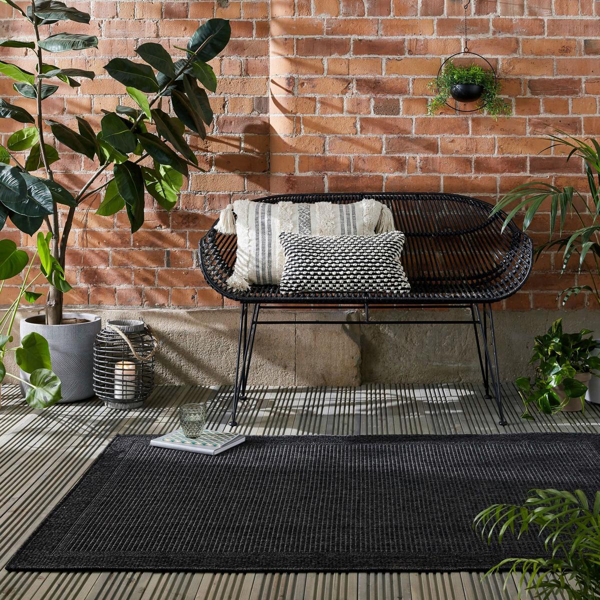 Outdoorteppich Weave Outdoor - Grau, Basics, Textil (200/290cm)