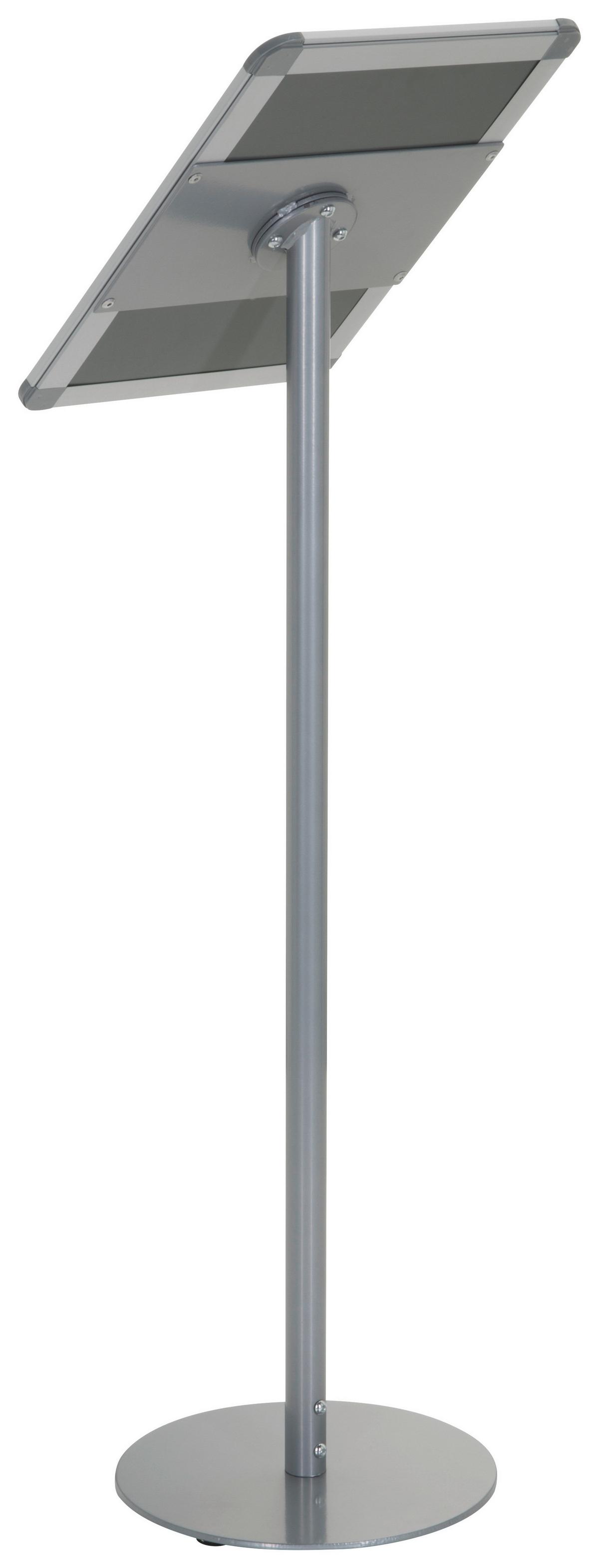 Plakatständer Agenda I - Silberfarben, Basics, Metall (24/89,5/26cm) - MID.YOU