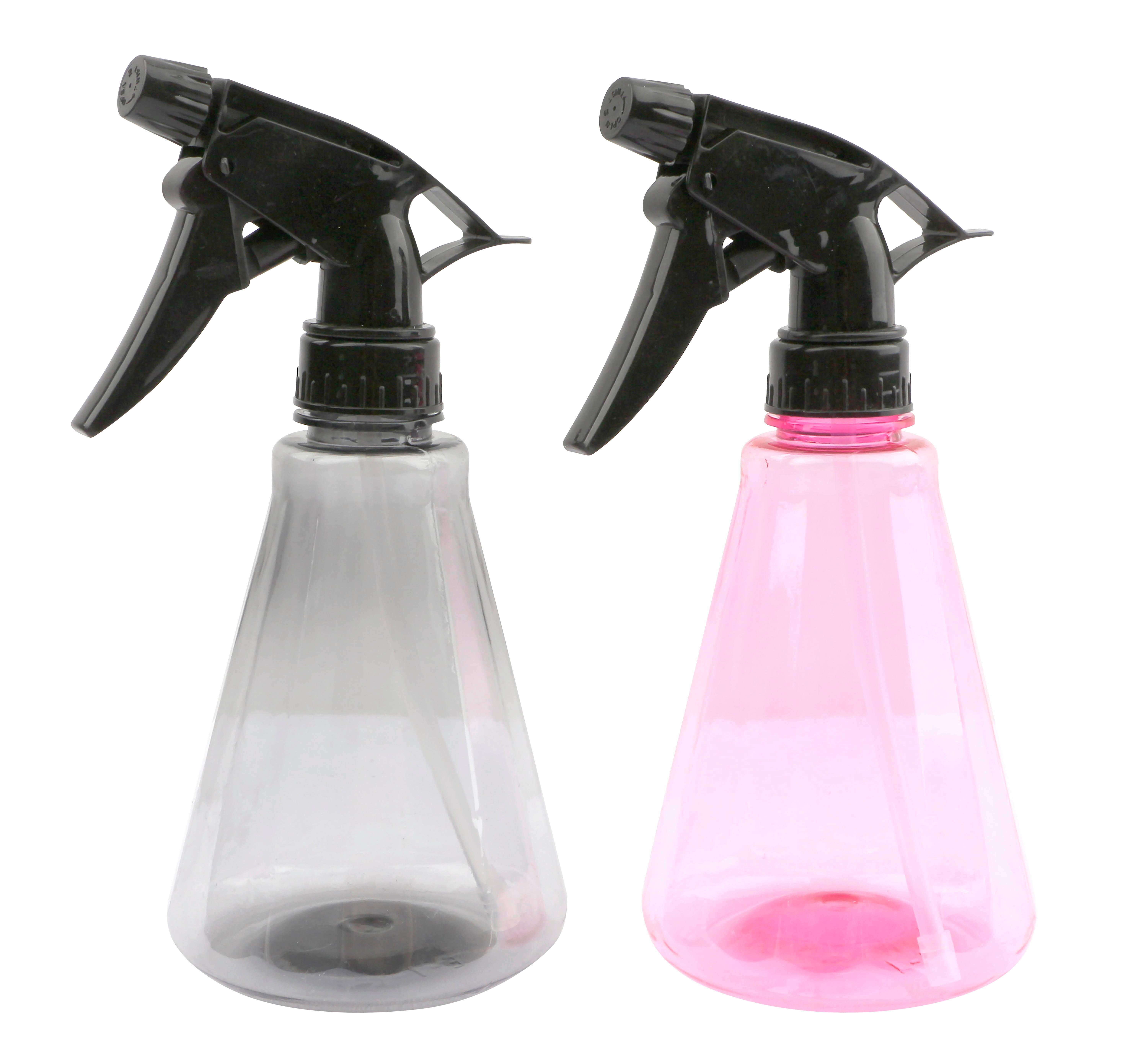 Sprühflasche Libia - Pink/Schwarz, Basics, Kunststoff (350ml) - Ondega