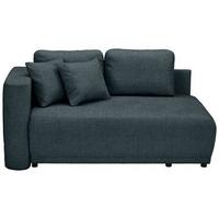 Chaiselongue Nello - Schwarz/Dunkelblau, KONVENTIONELL, Textil (93/73/171cm) - MID.YOU