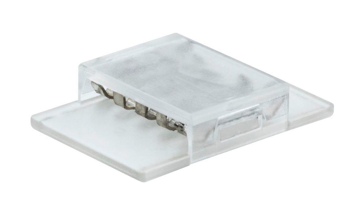 Led-streifen Connector Verbindungstück Weiß - Weiß, Basics, Kunststoff (2,0/0,45cm) - Paulmann
