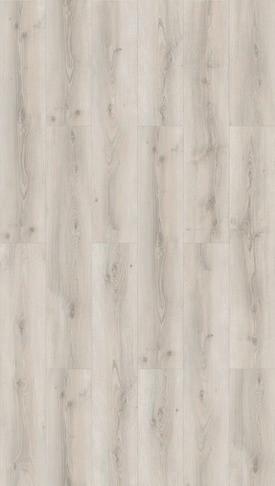 Laminatboden Eiche Askada Gekälkt Natur Landhausdiele Stärke 8mm - Eichefarben/Hellgrau, KONVENTIONELL, Holzwerkstoff (128,5/24,3/0,8cm) - Parador