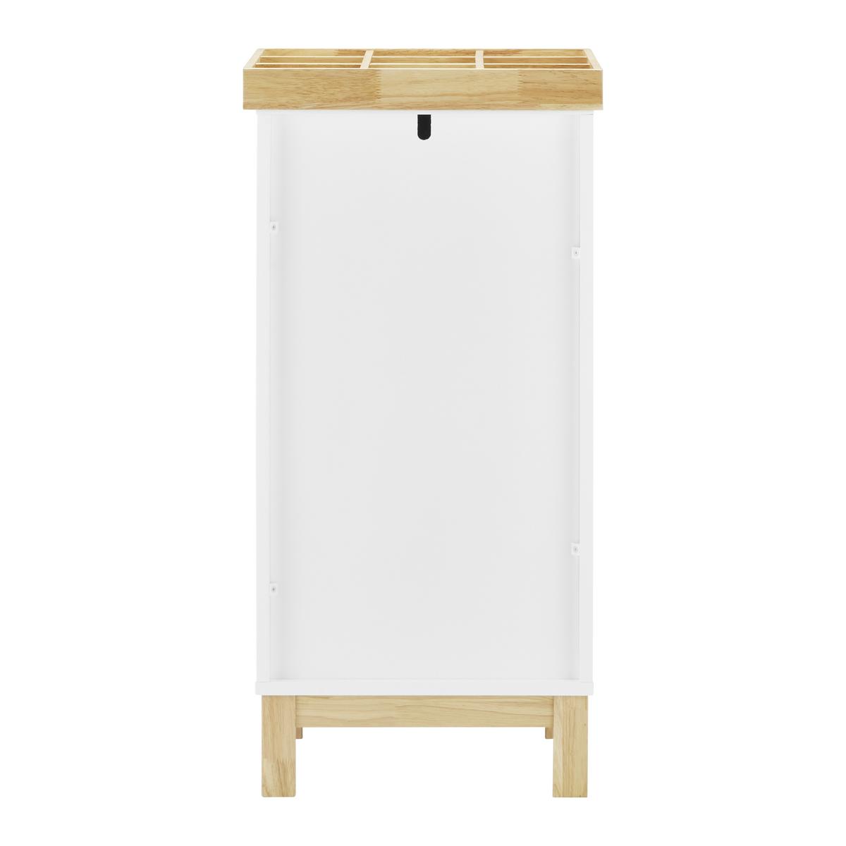 Spodná skrinka RICO - biela/prírodná farba, Modern, drevo (42/85/35cm) - Bessagi Home