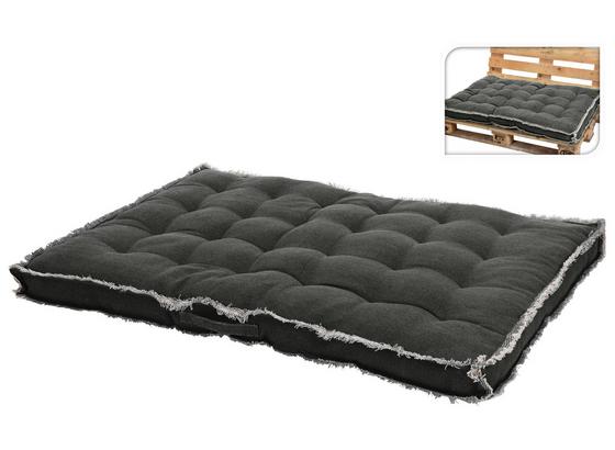 Palettenkissen Lin - Dunkelgrau, MODERN, Textil (120/80/12,5cm) Palettenkissen Lin - Dunkelgrau, MODERN, Textil (120/80/12,5cm)