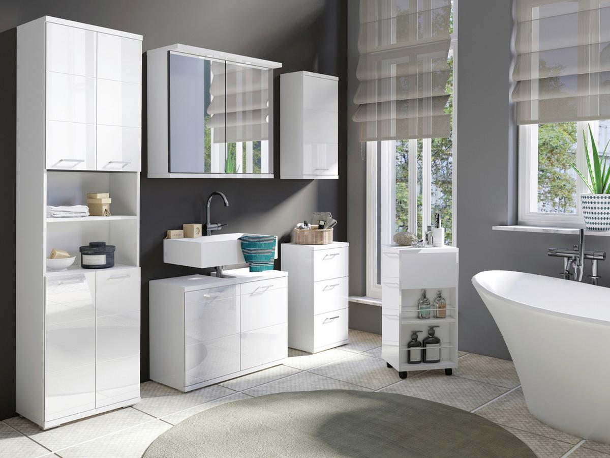 Waschbeckenunterschrank in Weiß online kaufen