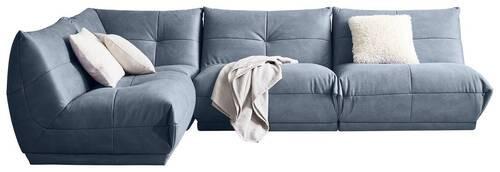 Ecksofa Giselle Blaugrau S: 210x315 Cm - Blaugrau, Trend, Textil (210/315cm) - Livetastic